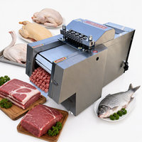 Machine à découper la viande électrique de conception élégante pour la découpe en cubes de viande de porc, machine à découper la viande en cubes, trancheuse à viande de bœuf pour la cuisine
