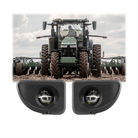 Feux de croisement LED ronds E-mark 9-32V 90mm pour John Deere série R&M 18W