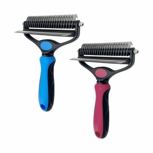 Brosse de toilettage pour animaux de compagnie, outil de toilettage en acier inoxydable, peigne démêlant pour poils emmêlés et noués, pour chats et chiens - Product Image 6