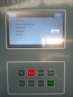 Machine d'essai de pénétration CBR pour géotextiles, certifiée ISO 12236 CE, avec écran tactile LCD, précision de grade 1, capacité 10KN