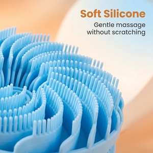 Brosse de massage du cuir chevelu en silicone, brosse exfoliante pour le corps et les cheveux, double face, fabricant OEM ODM - Product Image 2