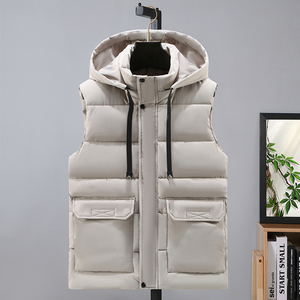 Ropa DE TRABAJO abajo Chaleco de algodón hombres Otoño e Invierno multi-Bolsillo tendencia coreana pareja algodón grueso moda popular cómodo - Product Image 3