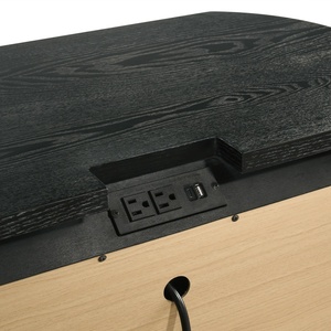 Table de chevet moderne en bois avec tiroirs, meuble de rangement contemporain en bois massif pour chambre à coucher, idéal pour la maison et l'hôtellerie - Product Image 4