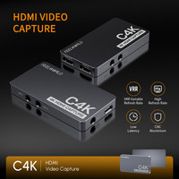 Captura de vídeo FEEWORLD C4K 4K HDMI 60Hz Plug and Play para transmisión de videoconferencia de juegos a través de la red, con conexión a la red, a la red, a la vez