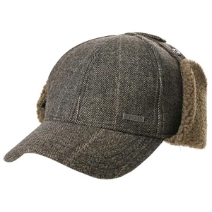 Casquette de baseball d'hiver en mélange de <span class=keywords><strong>laine</strong></span> avec cache-oreilles en polaire, doublée en polaire, pour grandes tailles XL/<span class=keywords><strong>XXL</strong></span>/XXXL - Product Image 2