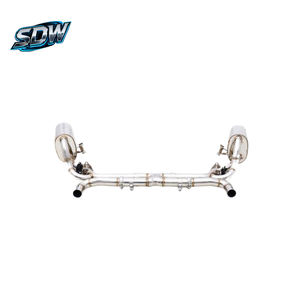 Tubo de escape Catback de acero inoxidable de alto flujo para Porsche Panamera 4.0L Cayenne <span class=keywords><strong>Macan</strong></span> Taycan OEM Personalización - Product Image 5