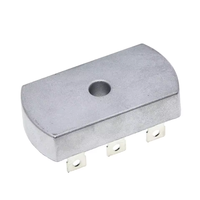 Pont redresseur triphasé à diodes SNXRON haute puissance 50A 1200V à montage traversant - Boîtier en aluminium -40~125 pour convertisseurs SQL50A