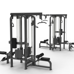 Máquina Multifuncional de Gimnasio Comercial con Estructura de Acero y Diseño de Pila de Pesas para <span class=keywords><strong>Entrenamiento</strong></span> - Product Image 1