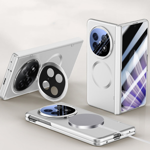 Custodia di lusso con cerniera magnetica opaca porta lenti custodia per <span class=keywords><strong>Oppo</strong></span> trova N5 antiurto con pellicola di vetro schermo - Product Image 1