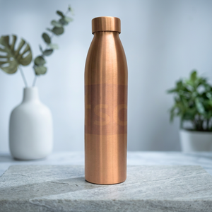 <b>Plain</b> Copper Classic Design Reusable Eco-Friendly Leakproof Secure Cap Portable <b>Water</b> <b>Bottle</b> for Outdoor Home Gym Office Travel - Product Image 6