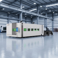 Plateforme d'échange hydraulique HN-6025GA pour atelier industriel, découpeuse laser à fibre grand format avec châssis robuste