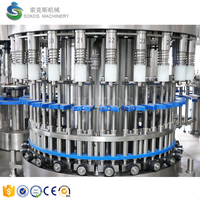 Ligne de production de machines de remplissage d'eau entièrement automatiques Sokos 24-24-8 pour l'embouteillage d'eau pure minérale