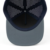 Casquette de baseball personnalisée imperméable pour activités extérieures, structurée à 5 panneaux, profil haut, style A-Frame, type trucker de golf avec cordon