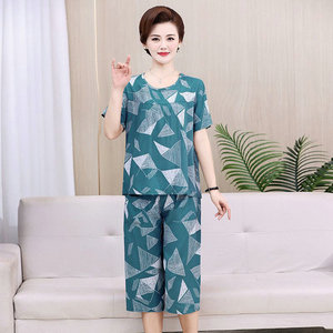 3.38 dollaro modello JRF006 indumenti da notte taglia XL-4XL abbigliamento da notte set di pigiami <span class=keywords><strong>in</strong></span> <span class=keywords><strong>cotone</strong></span> camicia da notte da <span class=keywords><strong>donna</strong></span> pigiami indumenti da notte con pantaloni - Product Image 5