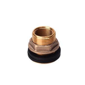 Conector de latón para tanque de agua de Shanghái y Corea del Sur, con rosca de 1 pulgada, duradero, accesorio para jardín, piscina o pecera - Product Image 1