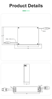 Câble HD Transfert de données USB Câble audio 3.5 type-c Bobine rétractable complète se rétractant lentement