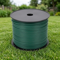 Cable de Aluminio Verde SPT-2 de 18 AWG y 500 Pies para Iluminación Navideña, Cable de Extensión Eléctrica para Navidad
