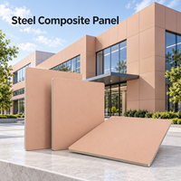 Panneau composite en acier noir mat de 4 mm 4x8 pieds pour façades de bâtiments commerciaux