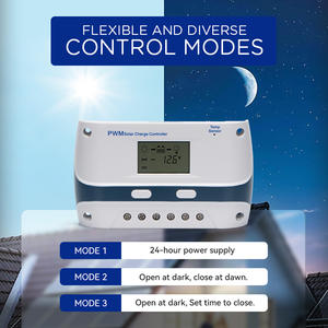 KUNGFS 10A ~ 60A PWM 태양광 충전 컨트롤러 12V/24V/48V 패널 조절기 50A 정격 전류 고효율 컨트롤러 - Product Image 5