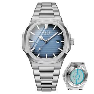 Drioshipping Watch Business Waterproof Male <b>Clock</b> Luminous <b>Date</b> Stainless Steel Square Quartz Men Watch 2619 - Product Image 1