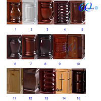 Cercueil funéraire de style américain Urand A512C en bois de peuplier massif, haute qualité, nouveau design, couleur blanche élégante, taille et couleur personnalisables