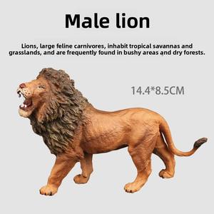 Modelo de Animal de Plástico de Simulación, Animales Salvajes, Juguete Decorativo en Oferta, León, Tigre, <span class=keywords><strong>Elefante</strong></span>, Jirafa - Product Image 6