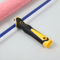 Rouleau de peinture industriel DIY 18 pouces en nylon/polyester à texture peau d'orange, durable, réutilisable, personnalisable OEM pour peintures au latex et acryliques