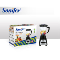 Sonifer SF-8127 nouveau mélangeur à thermostat 1,5 L portable à usage domestique tasse en plastique avec poignée mélangeur de fruits