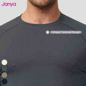 Janya Muscle Camiseta <span class=keywords><strong>deportiva</strong></span> de <span class=keywords><strong>manga</strong></span> <span class=keywords><strong>larga</strong></span> para <span class=keywords><strong>hombre</strong></span>, jersey de entrenamiento físico, camiseta de secado rápido, transpirable, ropa <span class=keywords><strong>deportiva</strong></span> para exteriores - Product Image 3