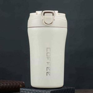 Stainless Steel <b>Coffee</b> Mug Portable Car Thermos Business Office Gift Dual-Drink Mug - Product Image 3