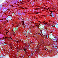 9mm marguerite paillettes Slime cristal boue remplissage Nail Art goutte à goutte colle étui de téléphone accessoire paillettes