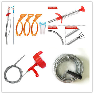 <span class=keywords><strong>Scarico</strong></span> elettrico Snake Drain Clog Remover Cleaner Drain coclea Hair Cather Shower Sink strumento di pulizia - Product Image 2