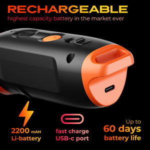 2024 कुत्ते भौंकने वाले निवारक उपकरणों को सर्वश्रेष्ठ इनडोर आउटडोर व्यवहार सहायता-2x सोनिक उत्सर्जक के साथ बैकिंग साइलेंसर रिचार्जेबल - Product Image 5