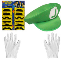 Sombreros de Cosplay de Mario Bros. en Oferta, Sombreros de Cosplay de Mario y Luigi para Halloween, Día del Niño, para Adultos y Niños Disfrazados