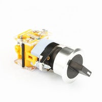 Interruptor de botón pulsador de 22mm a prueba de agua IP67 con luz indicadora para equipo mecánico automático, interruptor de encendido y apagado, botón pulsador