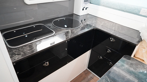 Aluminum Mini-172 Modern Waterproof Lightweight Pickup Truck Camper with Solar Panels Toilet <b>Kitchen</b> Shower for 4x4 <b>Camping</b> - Product Image 4