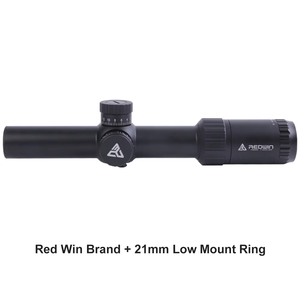 Màu đỏ giành chiến thắng đúng 1x30mm 1/2 M tháp pháo Zero khóa 6 cấp độ màu đỏ chiếu sáng móng ngựa kẻ ô M4 torero HD 1-6x24 ffp phạm vi - Product Image 2