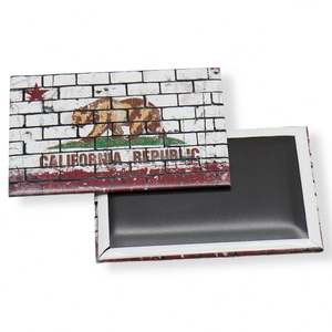 High Quality Custom Tin Fridge Magnets Glossy Lamination Metal Magnetic for Long Lasting Print - Product Image 3