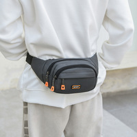 Sac banane unisexe de sport et fitness, sacoche de taille et bandoulière pour course à pied, jogging et activités de plein air, avec poche pour téléphone portable