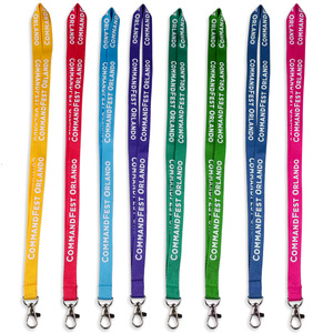 Universal Adjustable Phone Anti-lost Lanyard Strap Detachable Colorful Neck Card Holder Lanyard with logo Custom