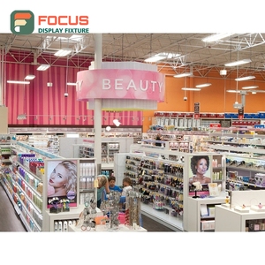 Présentoir de Luxe pour Cheveux Naturels en Bois et Verre, Étagère Multi-Niveaux pour Magasin - Product Image 5