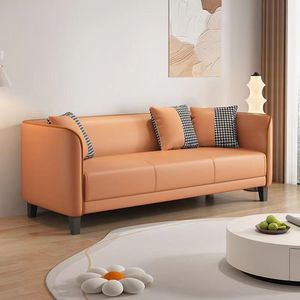 Sofá de tela minimalista moderno para apartamentos pequeños, muebles de sala de estar de estilo nórdico de 2-3 plazas - Product Image 2