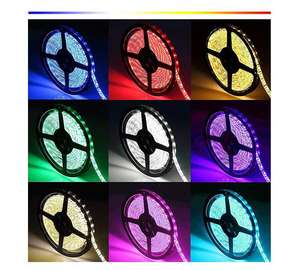 Telecomando Smd 5050 <span class=keywords><strong>Rgb</strong></span> 12v Kit completo 5m 10m 30d/m flessibile Bluetoothled <span class=keywords><strong>Tv</strong></span> retroilluminazione Tira De Led strisce luminose a nastro - Product Image 2