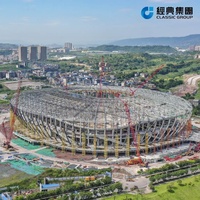 Structure modulaire en acier pour stade, centre sportif complet, structure préfabriquée