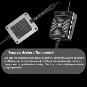 Zhiyun Molus G200 200Ws LED Video luz fotografía luz de relleno para fotos estudio Video Youtube TikTok tiro al aire libre - Product Image 5