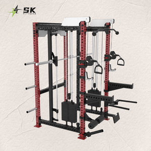 SK- Smith Machine Functional Trainer, Équipement de musculation, Pile de poids 200 kg, Rack de musculation, Power Rack - Product Image 1