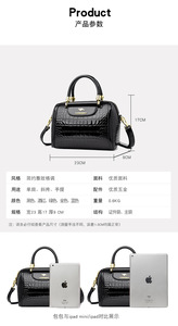 New Fashion Pu <b>Leather</b> Handbags Messenger <b>Bag</b> Lady Combination <b>Bag</b> Casual Luxury Ladies Female Shoulder Tote <b>Bags</b> - Product Image 3