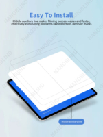 Meilleure qualité 20x30cm/A4 mat Hydrogel TPU anti-éblouissement givré Hidrogel parfait pour protecteur d'écran de traceur de tablette à bord incurvé