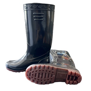 Botas de Lluvia Impermeables de Alta Calidad, Antideslizantes y Resistentes al Desgaste, con Suela de PVC, Tipo Wellington - Product Image 1
