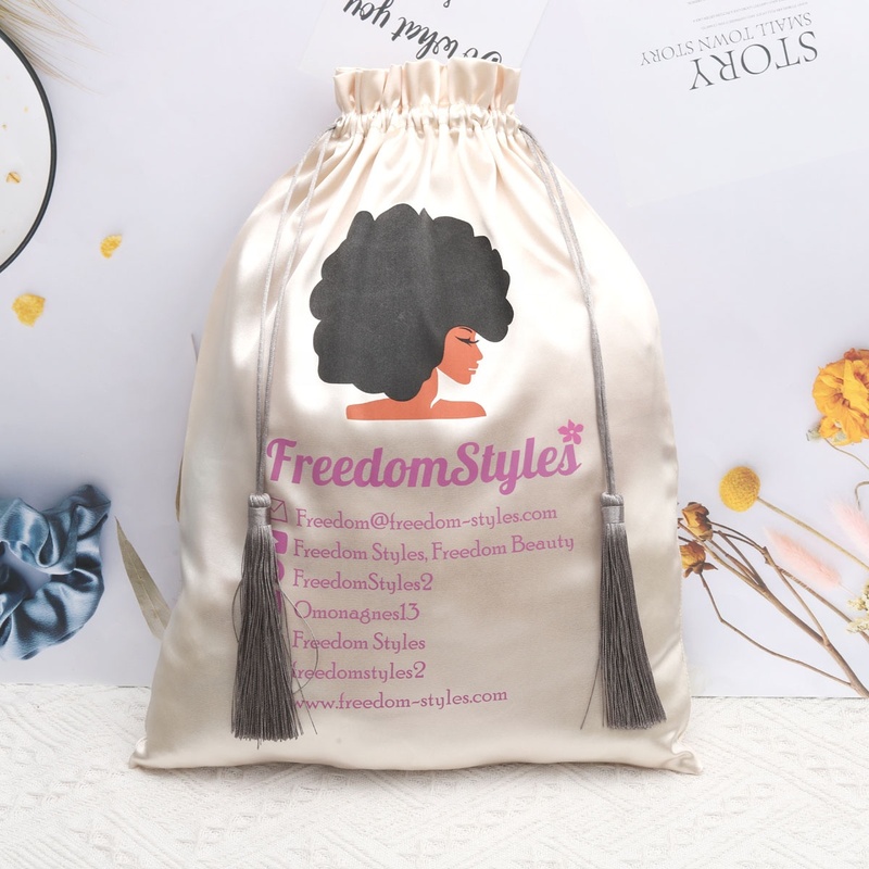 Wholesale Satin Bag With Tassel Hair